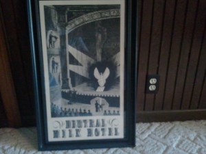 One of the signs that you know you're in my office.