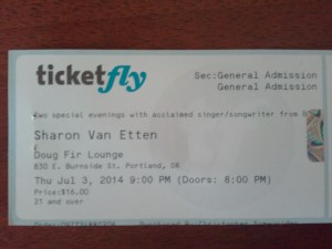 They took down the marquee before I could take a picture, so you get this.