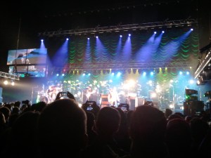 And the curtain comes down, the lights go up