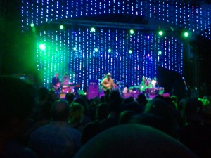 To Jeff's delight, it finally got dark enough.